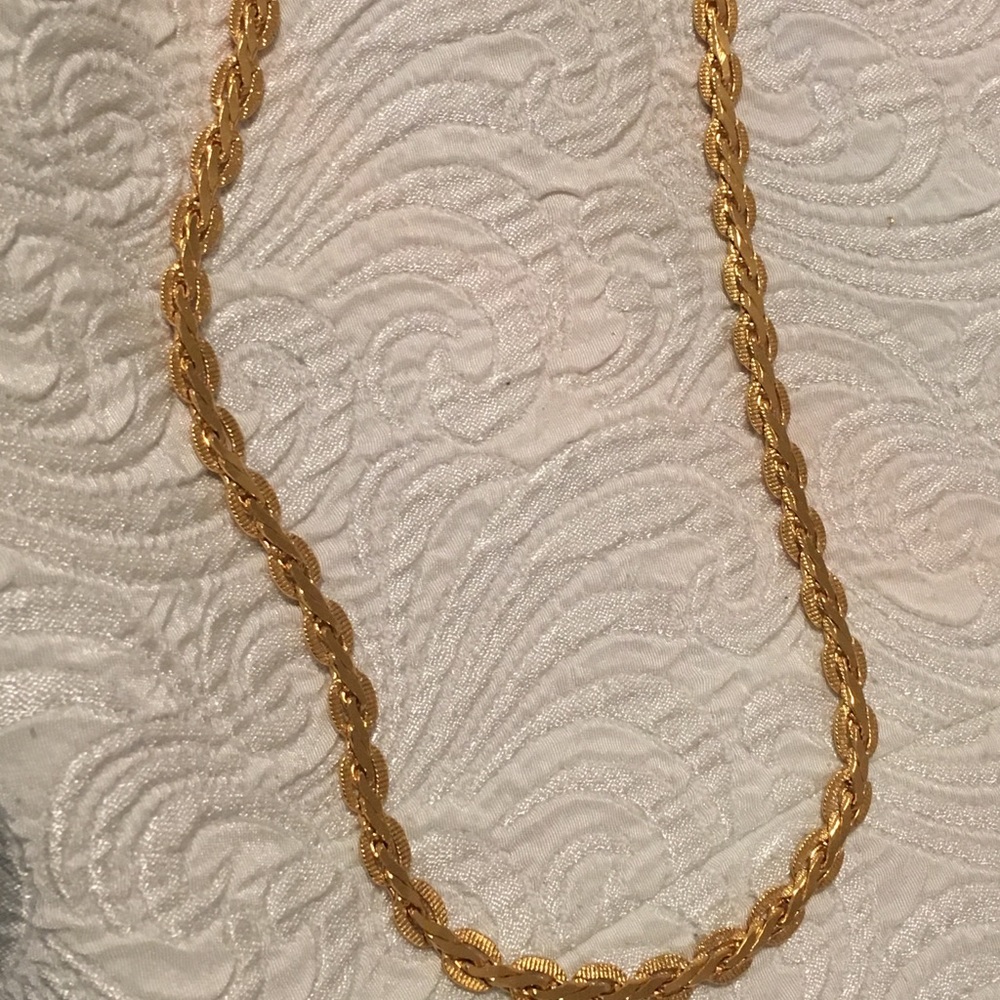 Monet Necklace 18 inches.  Heavy